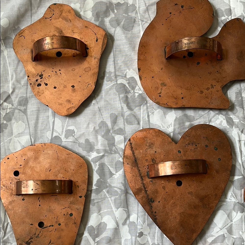 Martha Stewart Vintage Copper Cookie Cutters Set - Picture 3 of 11